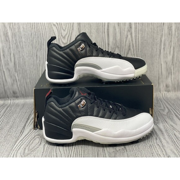 Nike Air Jordan XII 12 G Golf Playoff White Black DH4120-010 Size 8 main image 10